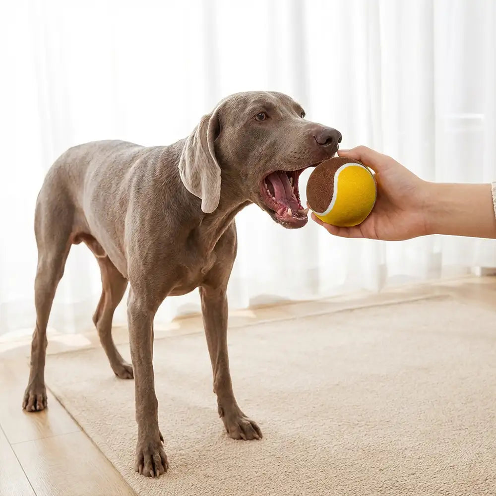 Interactive Tennis Ball Dog Toy