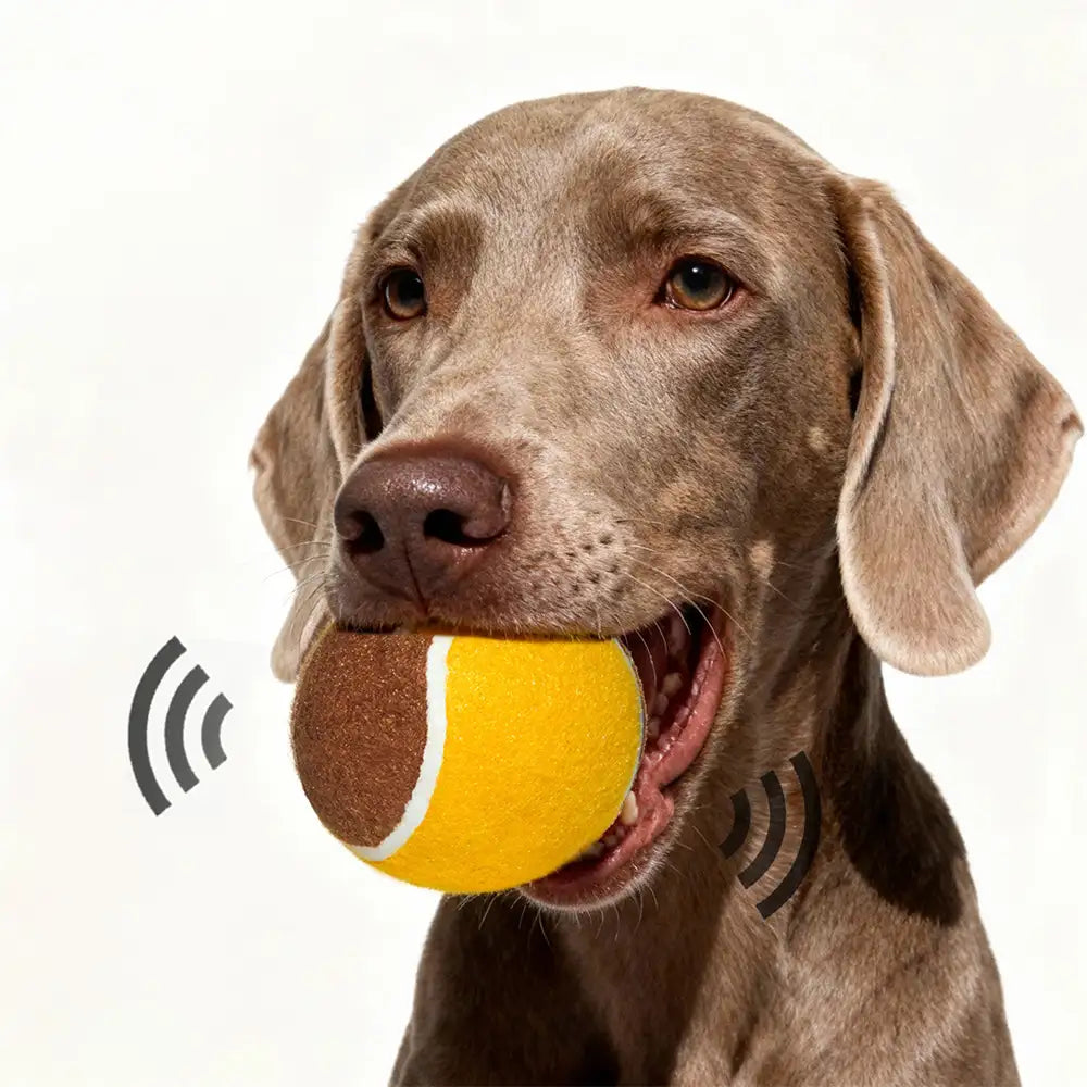 Interactive Tennis Ball Dog Toy