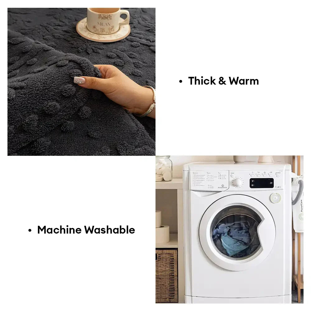 Jacquard Plush Comfortable Scratch-Resistant Non-Slip Sofa Cover