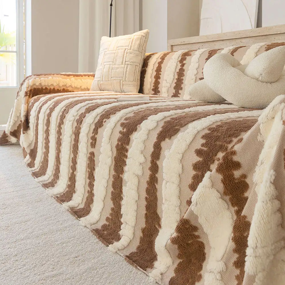 Modern Comfort Plush Multifunctional Blanket Sofa Protection Couch Cover