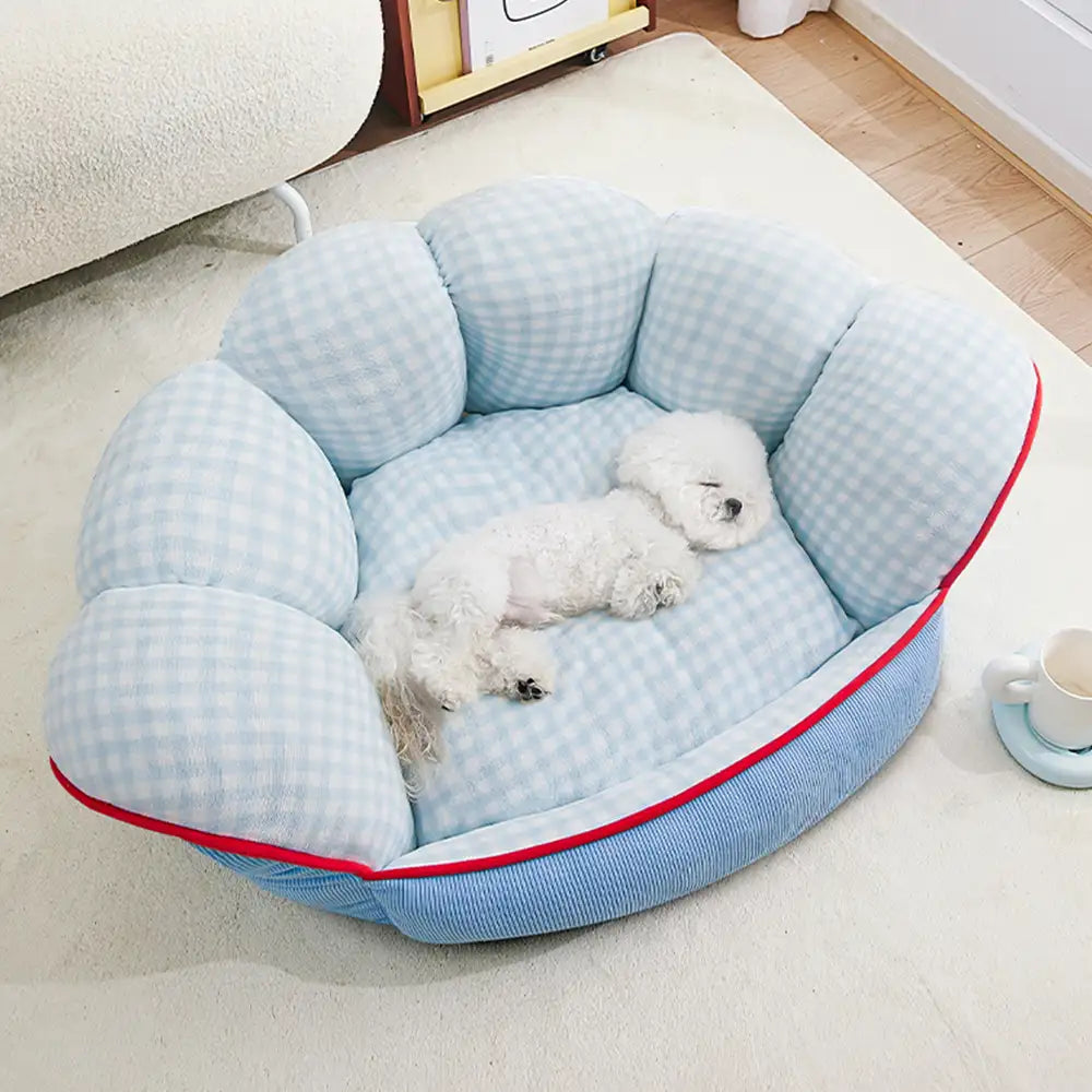 Multifunctional Semi-Enclosed Cave Dog Bed Warming Pet Bed