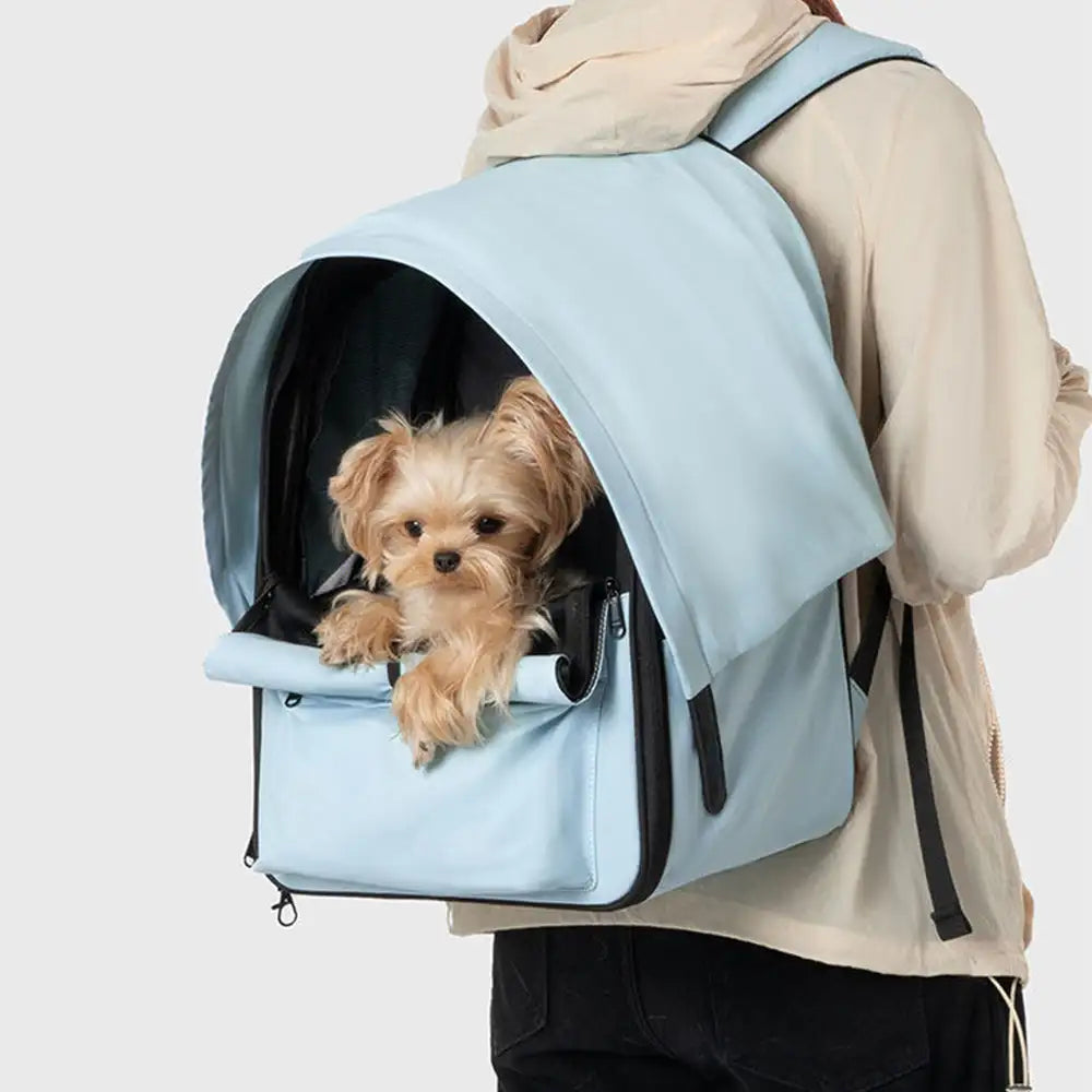 Outdoor Travel Expandable Breathable Cat Carrier Backpack with Sunshade