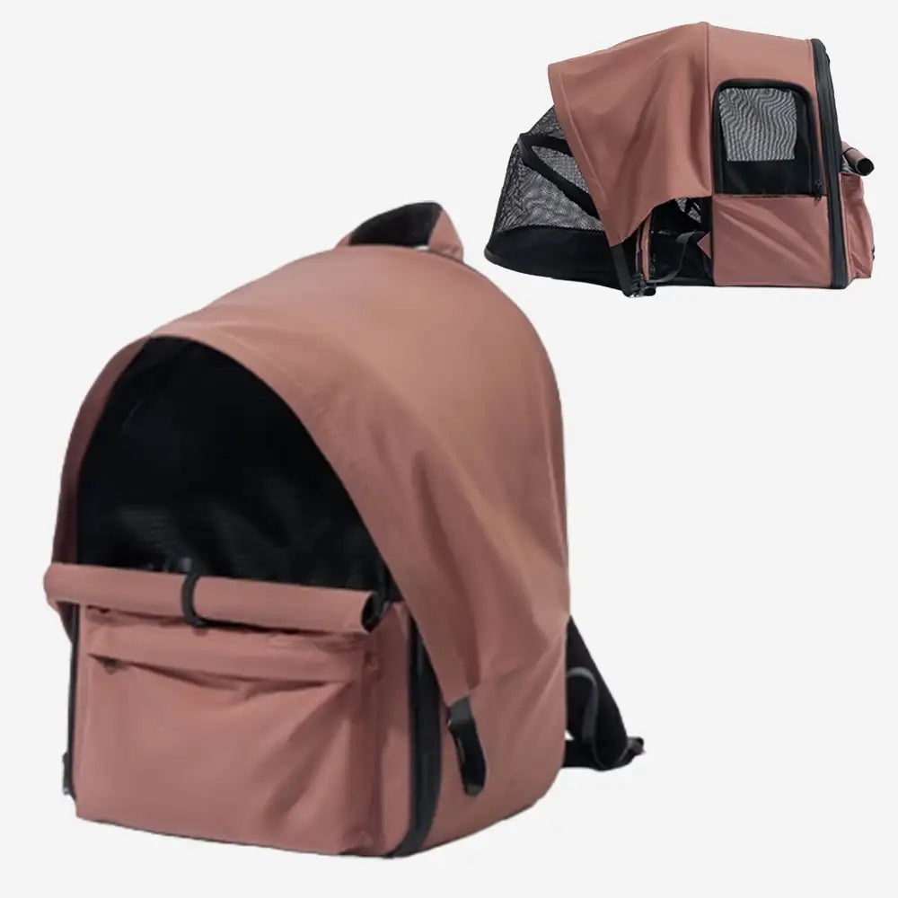 Outdoor Travel Expandable Breathable Cat Carrier Backpack with Sunshade