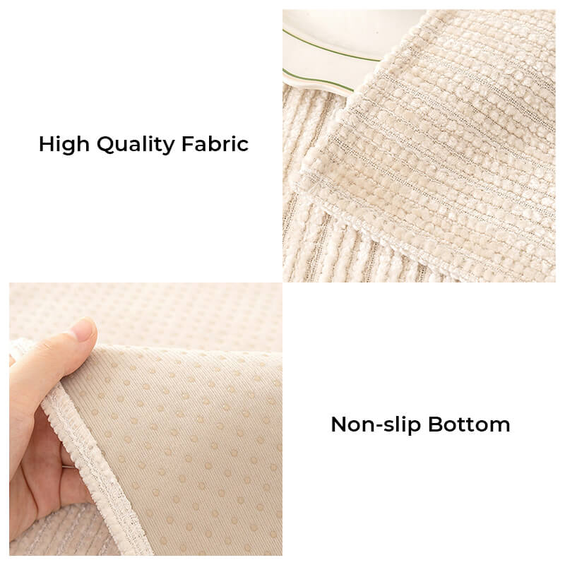 Simple Solid Color Chenille Scratch-resistant Protective Outdoor Sofa Cover