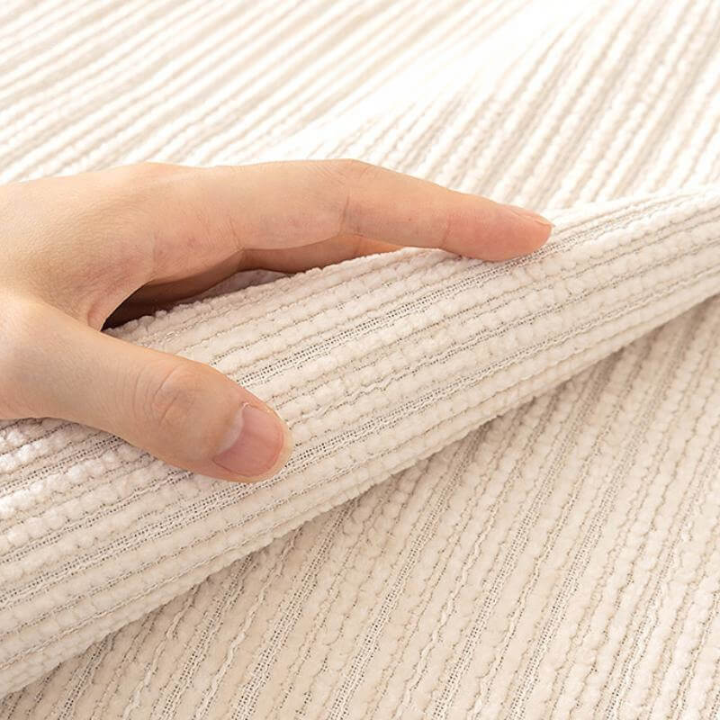 Simple Solid Color Chenille Scratch-resistant Protective Outdoor Sofa Cover