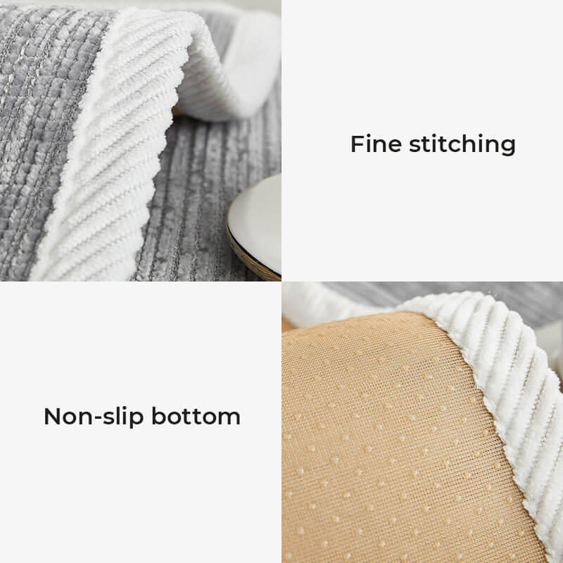 Waterproof Antimicrobial Simple Chenille Fabric Anti-scratch Outdoor Sofa Cover