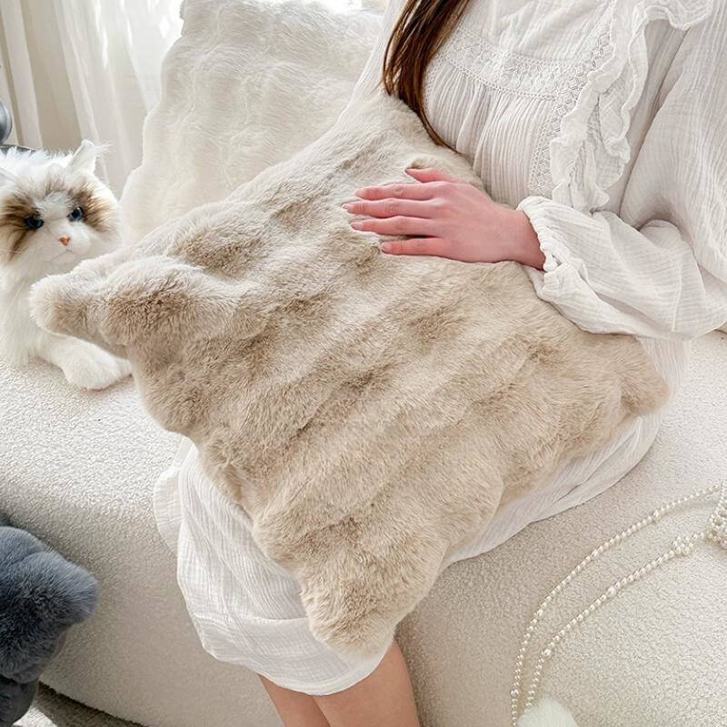 Soft Cushion Reversible Plush Sofa Pillow