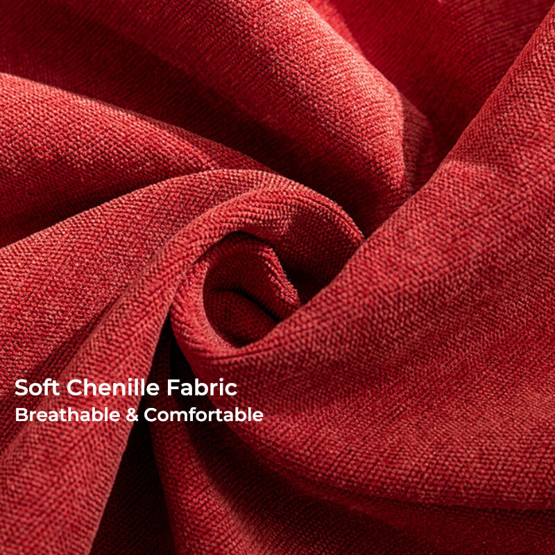 Vermilion Comfortable Chenille Sofa Protective Sofa Cover