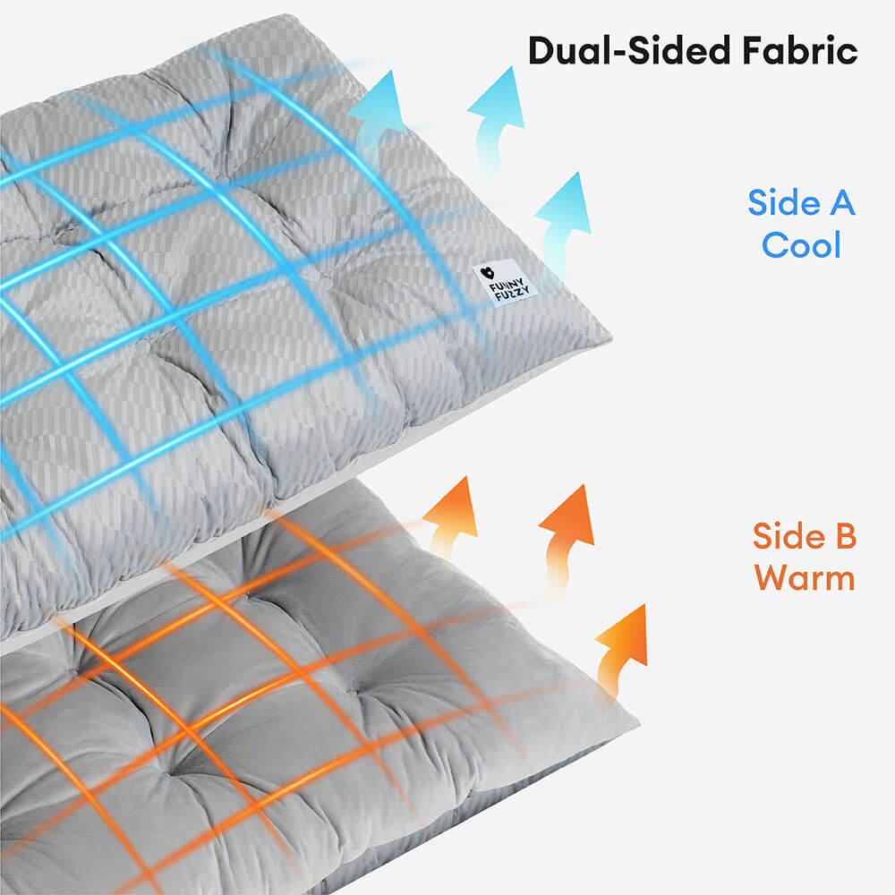Dual-Sided Cozy Plush Calming Washable Dog Mats