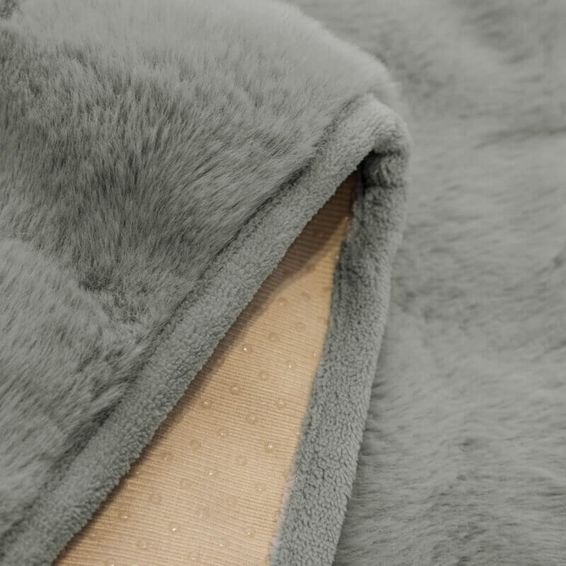 Cozy Plush Solid Colour Non-slip Sofa Cover