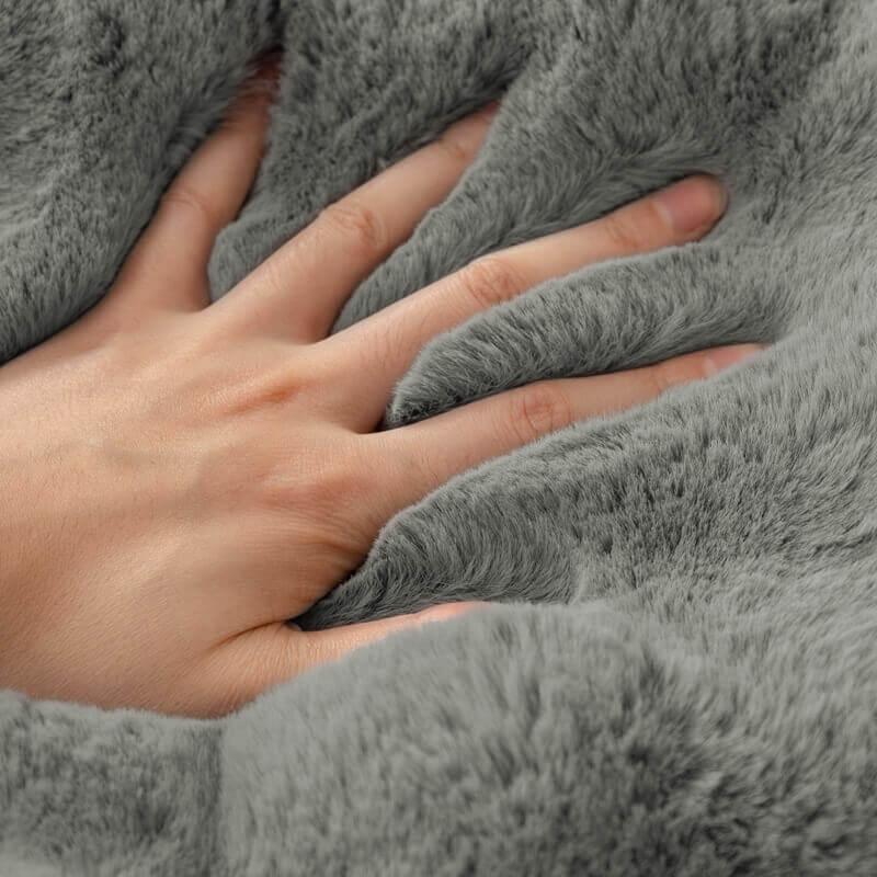 Cozy Plush Solid Colour Non-slip Sofa Cover