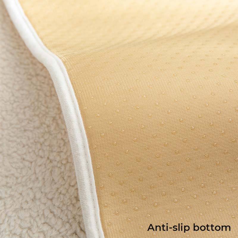 Waterproof Thick Fuzzy Faux Sherpa Fleece Non-Slip Sofa Cover