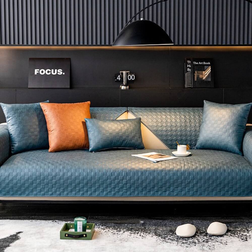 Water-resistant Leathaire Fabric Sofa Cover Furniture Protection Sofa Cover