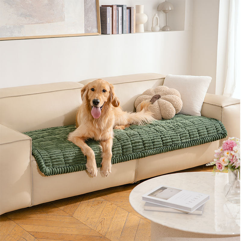 Lazy Soft Flannel Breathable Pet Mat Non-slip Sofa Covers