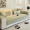 Chenille Jacquard Wide Edge Design Scratch-Resistant Sofa Cover