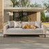 Breathable Woven Cotton Linen Non-Slip Outdoor Sofa Cover
