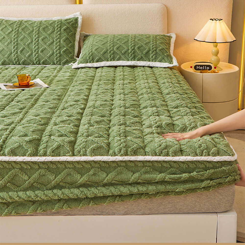 Housse de matelas lavable et moelleuse