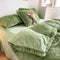 Ensemble de draps de lit longs et chauds en peluche, luxe romantique, épais