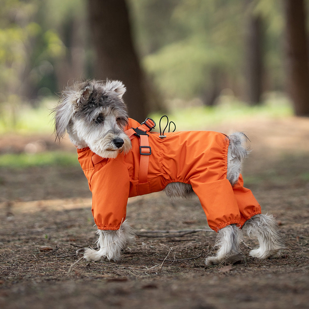 Veste de pluie légère et respirante imperméable pour chien d'extérieur