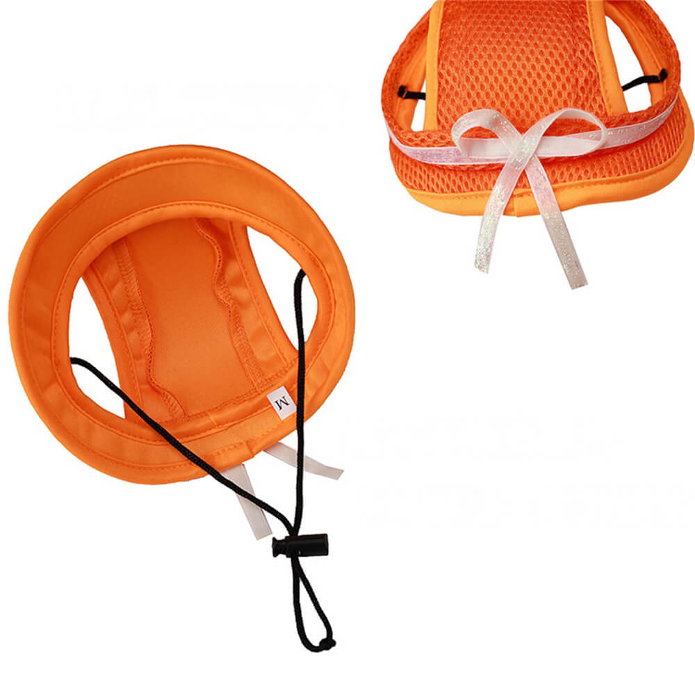 Pet Cat Dog Accessories Adjustable Rope Leaky Ear Sun Hat