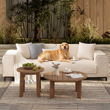 Simple Solid Color Chenille Scratch-resistant Protective Outdoor Sofa Cover