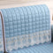 Luxury Quilted Lace Embroidery Non-Slip Sofa Cover