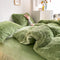 Ensemble de draps de lit longs et chauds en peluche, luxe romantique, épais