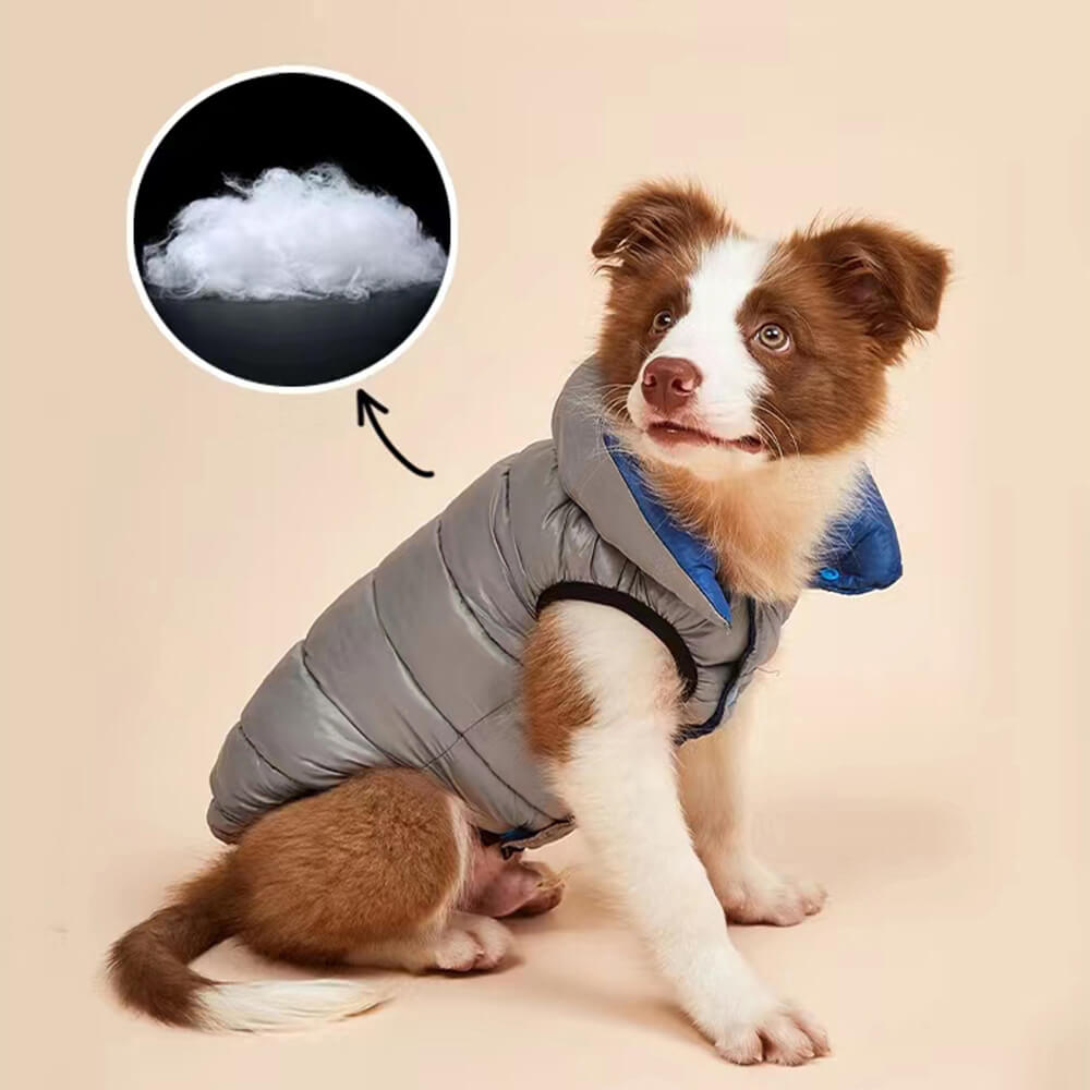 Lightweight Warm Down Reversible Dog Vest Clothes