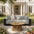One-Piece Cozy Flannel Sofa Protection Non-Slip Outdoor Sofa Cover