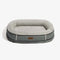 Deluxe Faux Leather & Plush Removable Orthopedic Donut Dog Bed - WarmNest