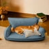 All-Season Chenille Dual-layer Removable Sponge Orthopedic Dog Bed With Pillow