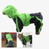 Oxford Fabric Waterproof Dog Full-Cover Raincoat with Legs and Hood
