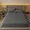 Plush Velvet Breathable Warm Fitted Sheet Mattress Cover
