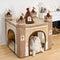 Cozy Orthopedic Kids Indoor Play Castle Bed Dog Tent Bed - Fairytale Dreamland