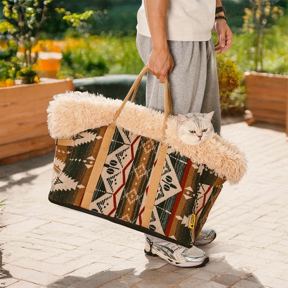 Grand sac de couchage réversible toutes saisons pour animal de compagnie et sac de couchage pour chien - Wondernap