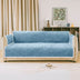 All-Season Anti-Slip Striped Pet Rug Furniture Protector with Armrest Outdoor Sofa Cover - Keep Still