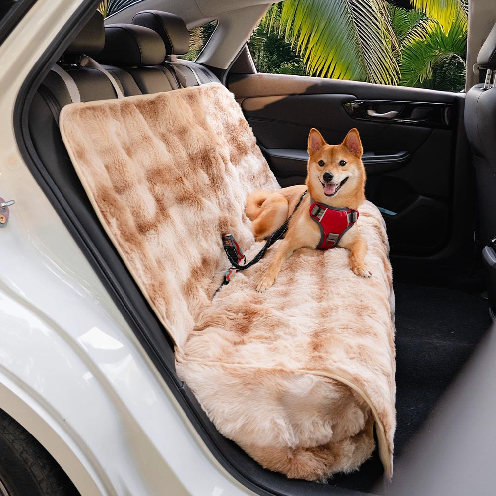 Couverture moelleuse et apaisante pour animaux de compagnie, housse de protection de siège de voiture - Surestep