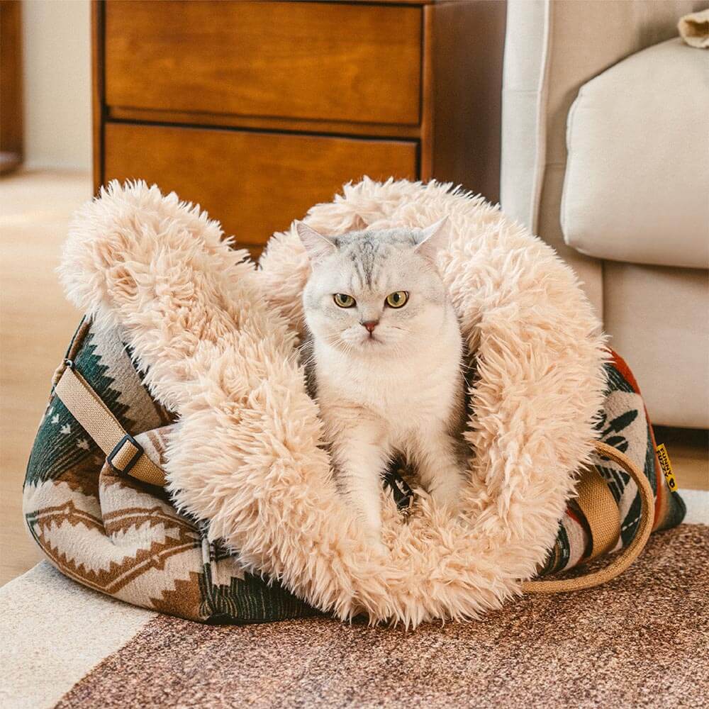 Grand sac de couchage réversible toutes saisons pour animal de compagnie et sac de couchage pour chien - Wondernap