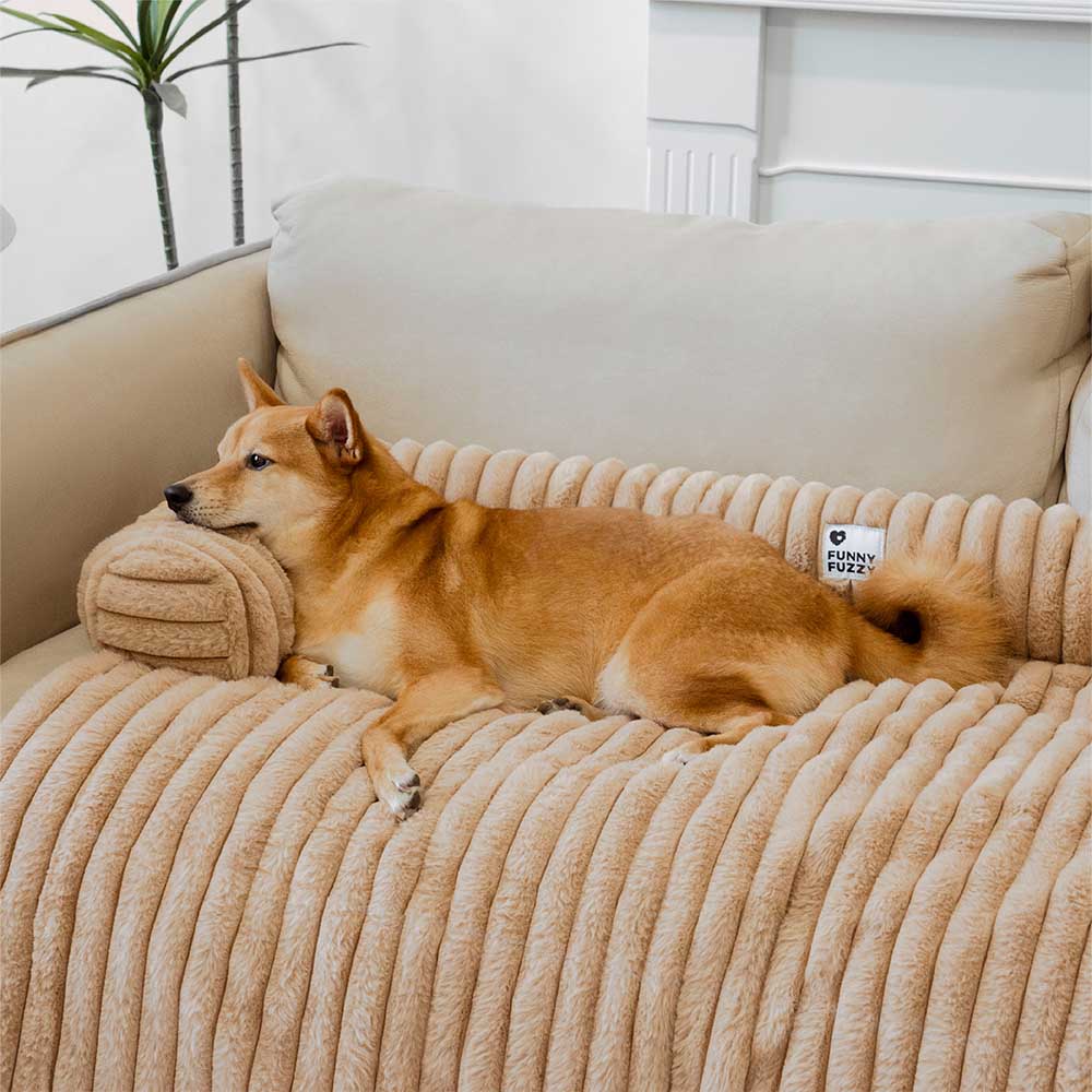 Fluffy Sofa Blanket Bolster Dog Mat Couch Cover