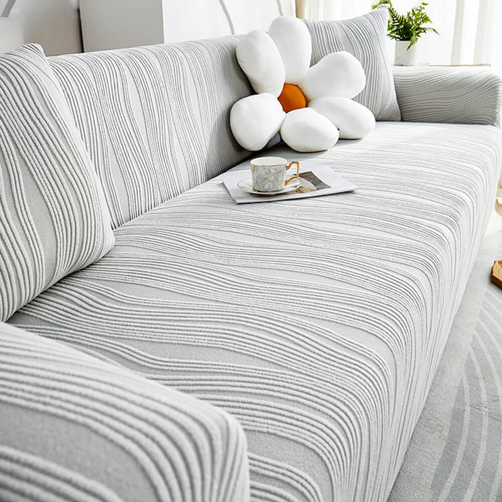 Jacquard Stretch Full-Cover Anti-scratch Outdoor Sofa Cover
