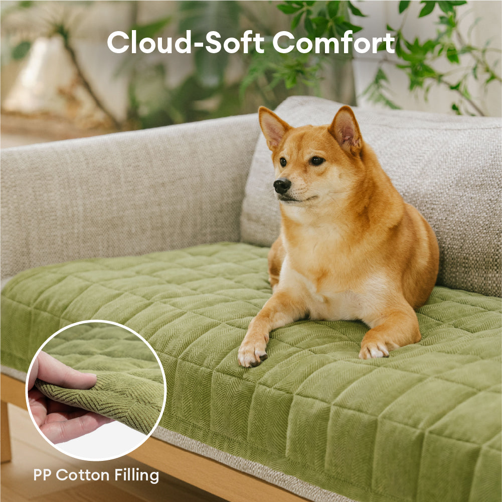 Scratch-proof All-season Stain-resistant Sofa Cover Mat - Retro