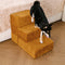 Chenille Durable Scratch-Resistant Foldable Blocks Multi-Level Dog Stairs
