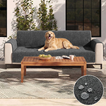 One-Piece Chenille Scratch-Resistant Durable Water-Repellent Non-Slip Outdoor Sofa Cover