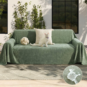 Soft and Waterproof Scratch-Resistant Non-Linting Throw Outdoor Sofa Cover