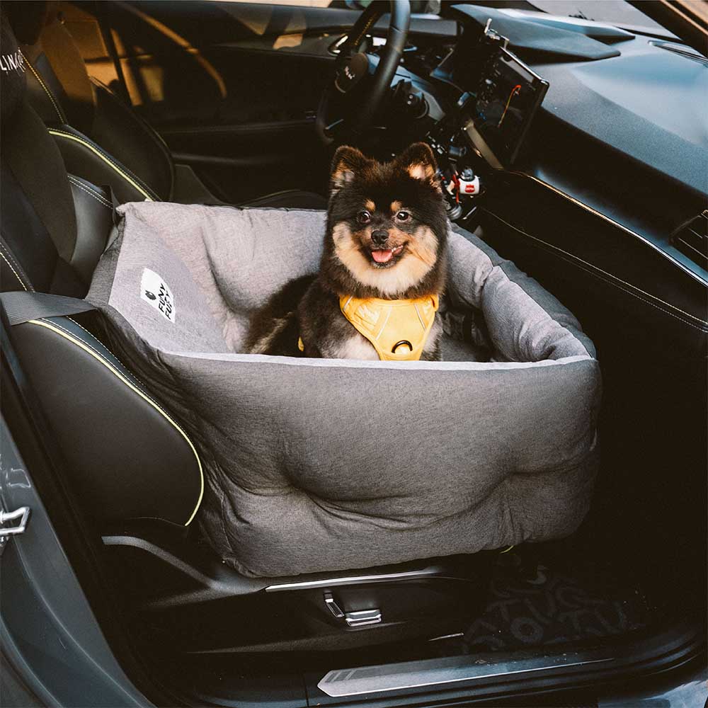 Travel Protection Booster Waterproof Elevated & Thickened Dog Car Seat Bed