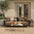 Simple Modern Jacquard High-Weight Non-Slip Chenille Outdoor Sofa Cover
