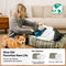 Sustainable Storage Pouf Ottoman & Dog Bed - Funnyfuzzy SnugNest