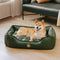 Luxury Faux Leather Waterproof Removable Dog Sofa Bed