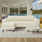 All-Season Anti-Slip Striped Pet Rug Furniture Protector with Armrest Outdoor Sofa Cover - Keep Still