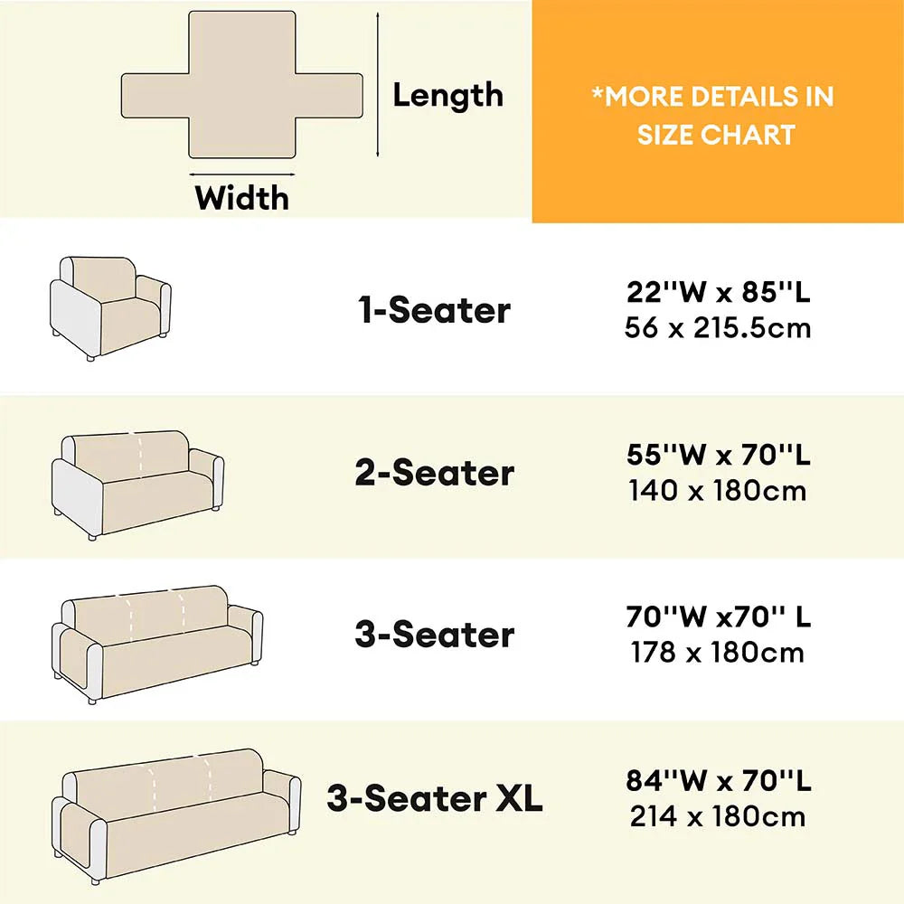 Water-resistant Fluffy Soft Furniture Protector Sofa Cover-EverDry